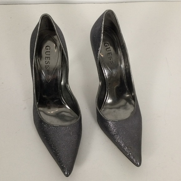 GUESS Pointed Toe Sparkly 4” Heels, Size 7.5 - Picture 5 of 12